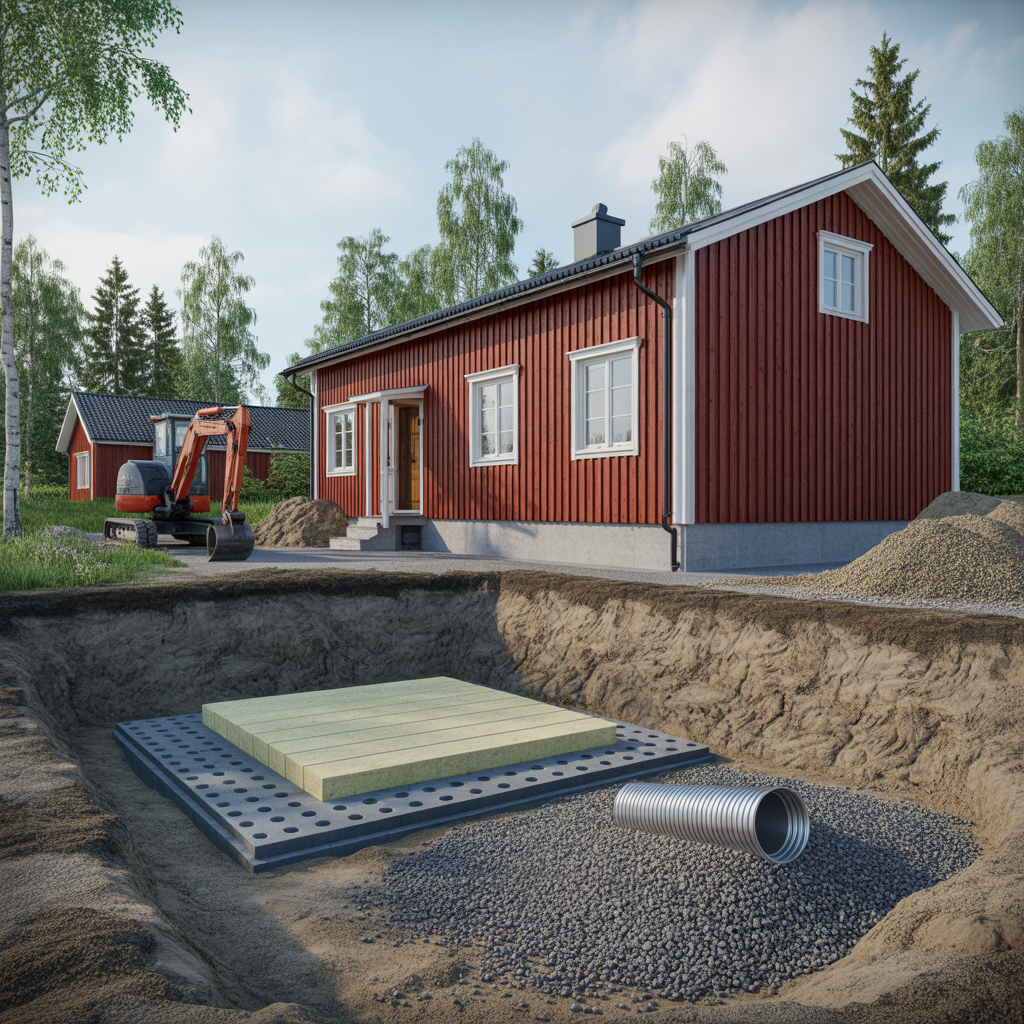 dranering av kallarvagg kostnad metodval och tidsplan