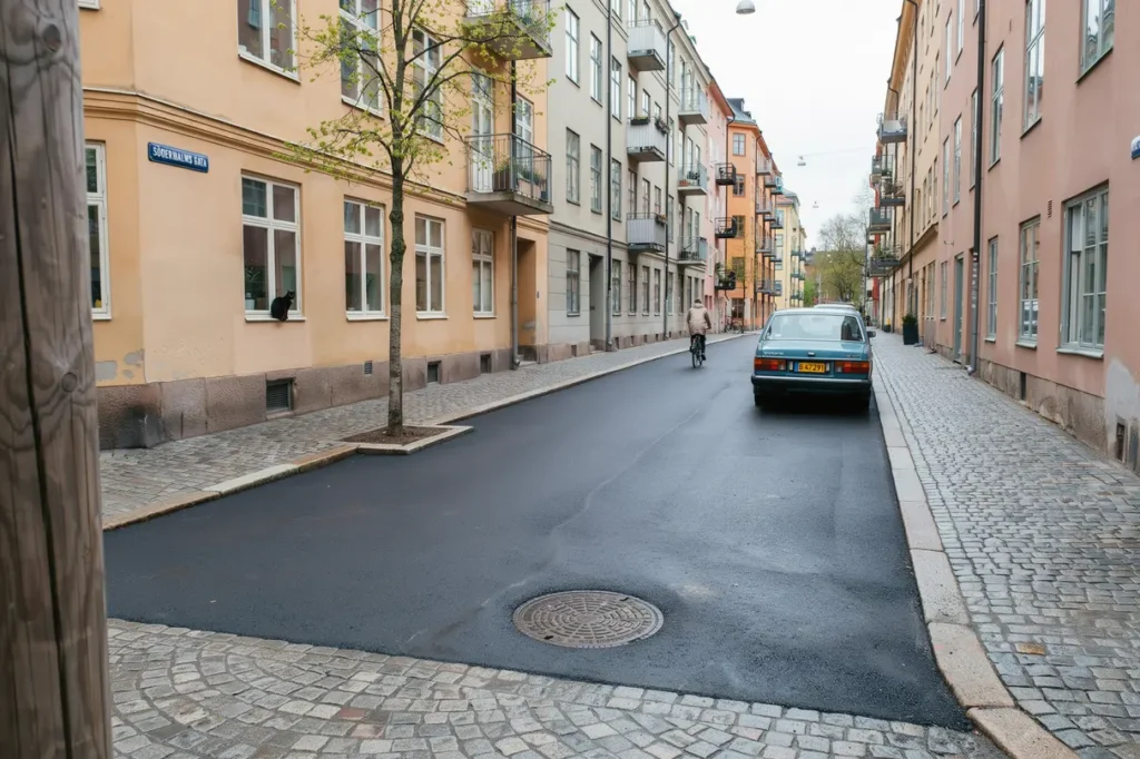 schaktning och terst llning f r ledningsarbete p s dermalm